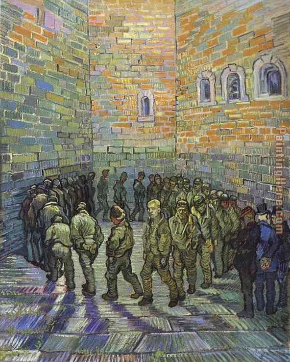 Vincent van Gogh The Prison Courtyard